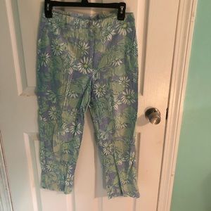 Vintage Lilly Pulitzer capris pants size 4 guc!